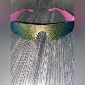 Rimless mirror sunglasses